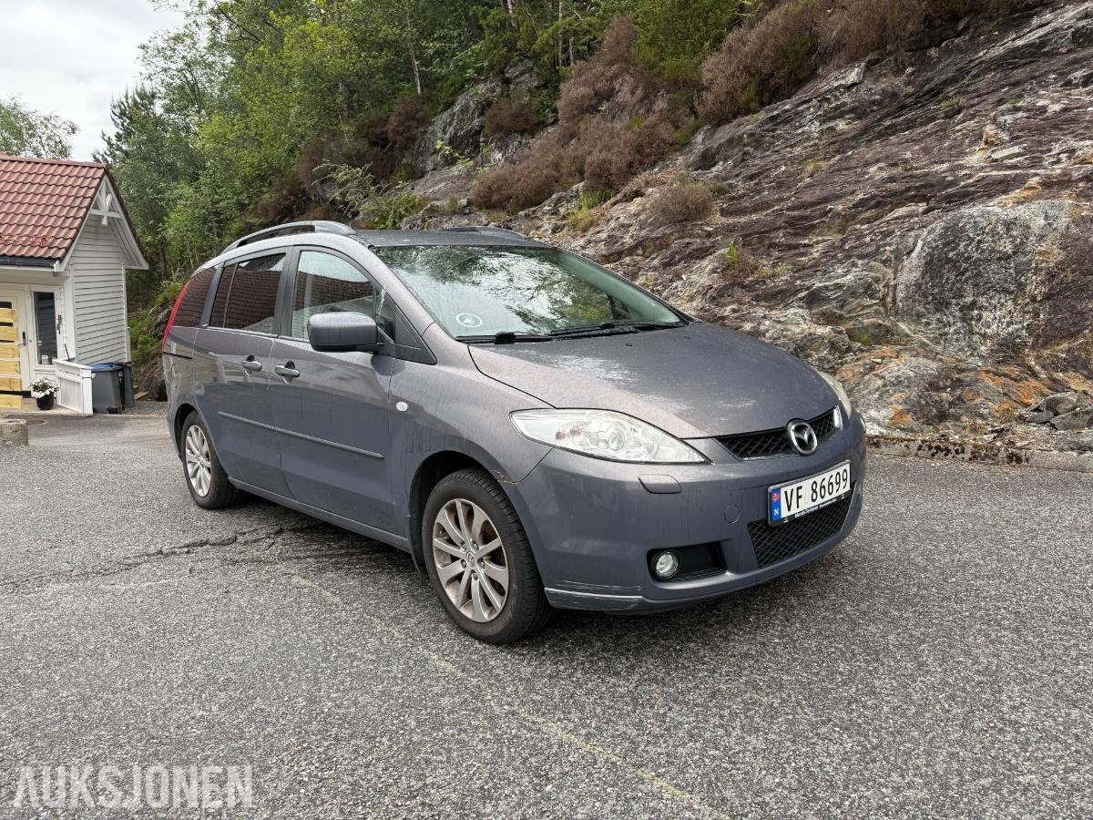 2007 Mazda 5 2.0 Diesel 110HK, cruisekontroll, eu ok til 12.2026