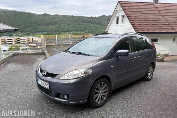 2007 Mazda 5 2.0 Diesel 110HK, cruisekontroll, eu ok til 12.2026
