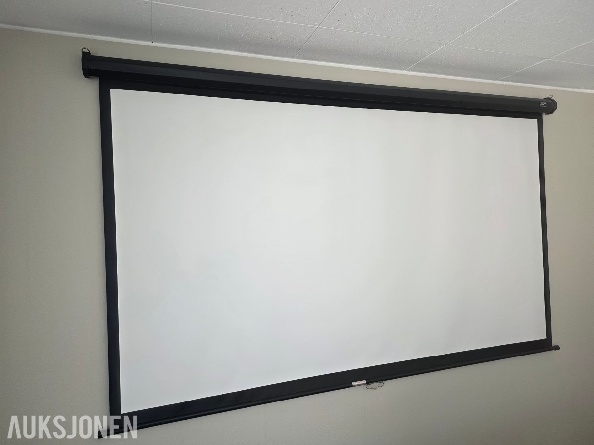 Epson EB-L520U laserprojektor med takfeste og lerret