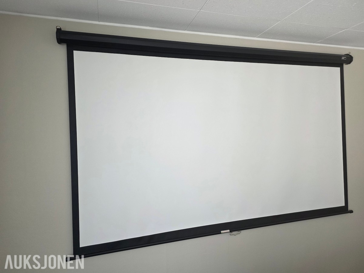 Epson EB-L520U laserprojektor med takfeste og lerret