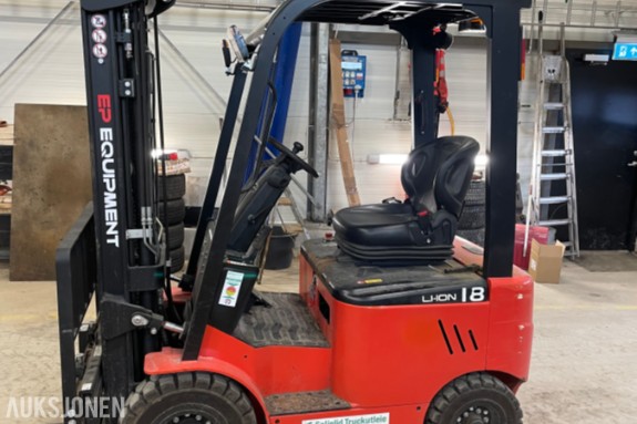 2024 EP Equipment EFL181 Li-ion 18 elektrisk truck – 1,8 tonn klasse – ca. 146 timer