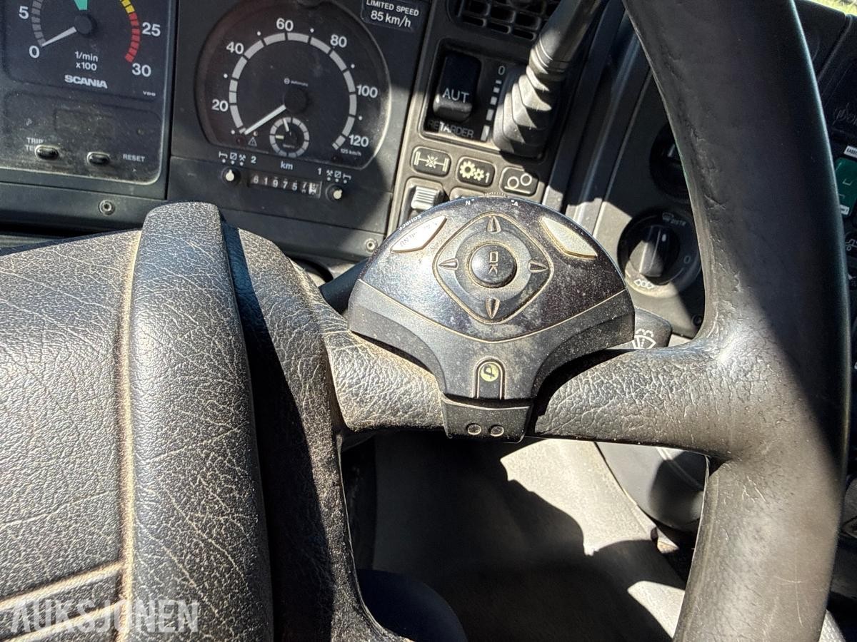 1998 Scania 124G 400 krokløft 619758km – 35 tonns krok