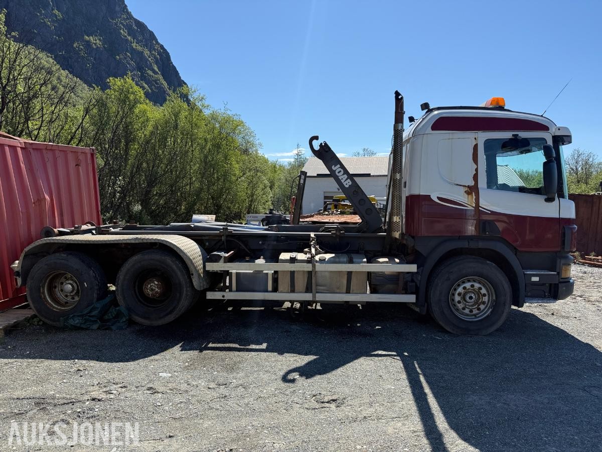 1998 Scania 124G 400 krokløft 619758km – 35 tonns krok