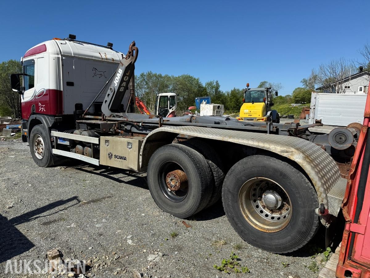 1998 Scania 124G 400 krokløft 619758km – 35 tonns krok