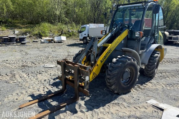 2011 Kramer Allrad 750 hjullaster 4,5 tonn m/ pallegaffel, skuffe og overgangsfeste