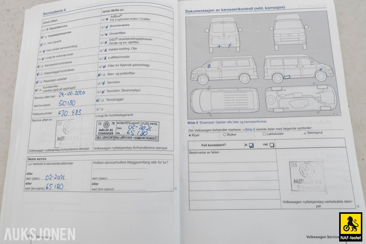 2014 Volkswagen CADDY 2.0 GASSDRIFT INNREDNING KUNSTLÆR CRUISE
