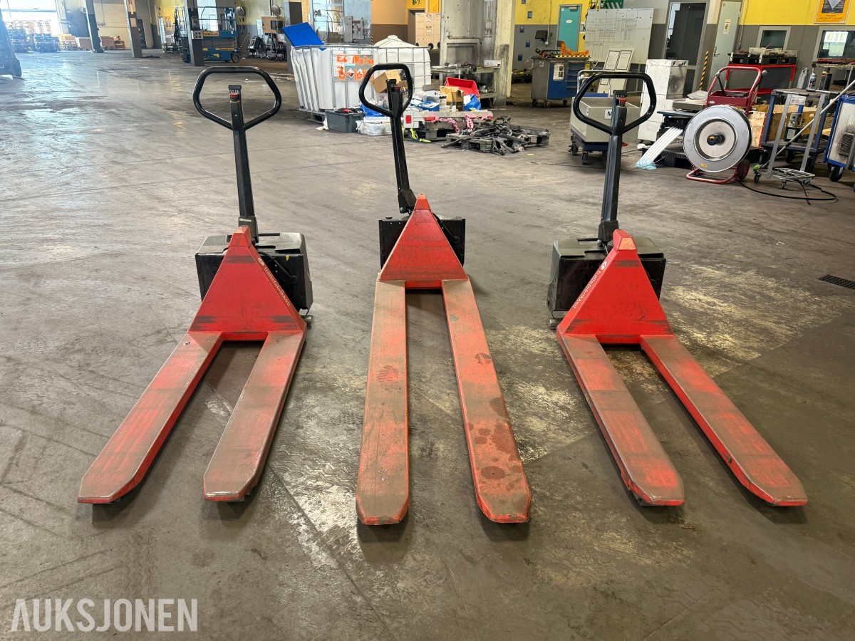 3 stk Logitrans elektriske jekketraller