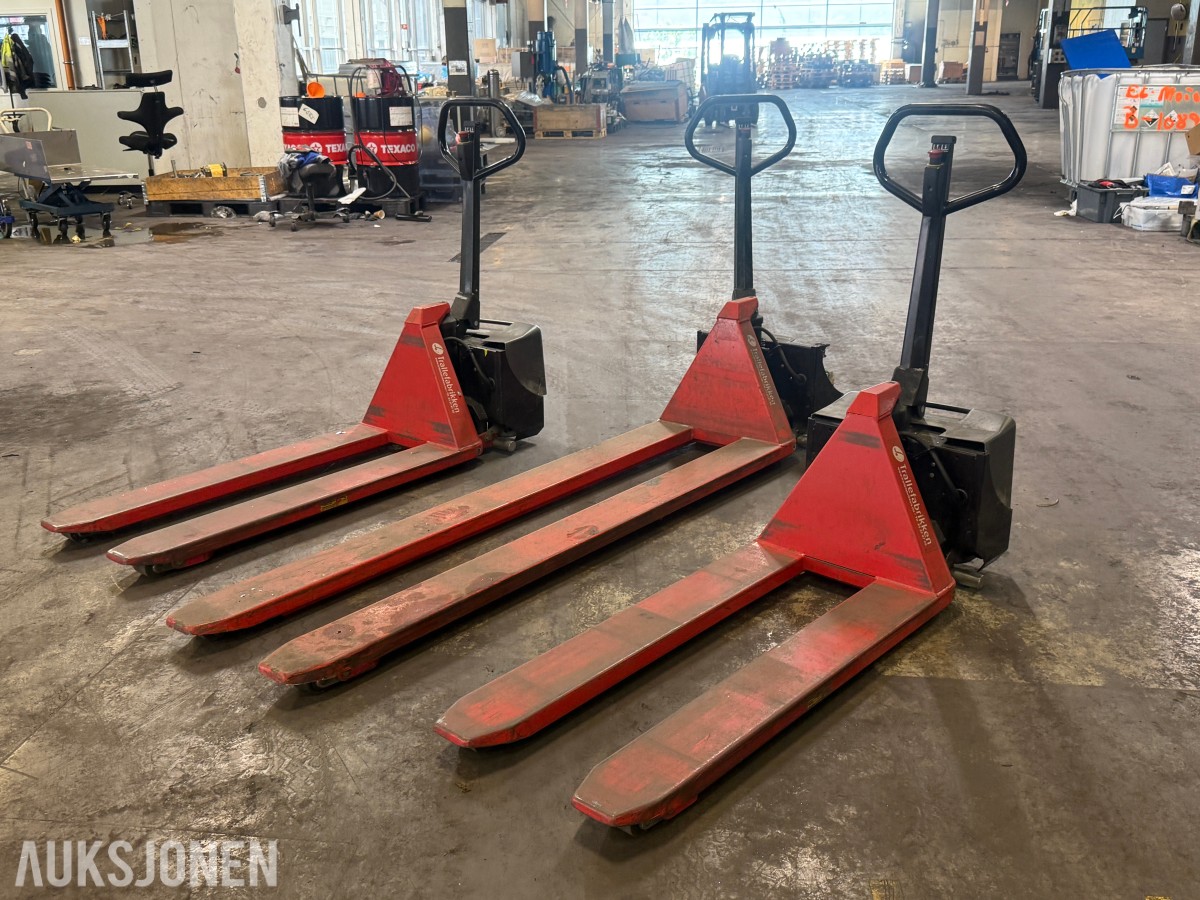 3 stk Logitrans elektriske jekketraller