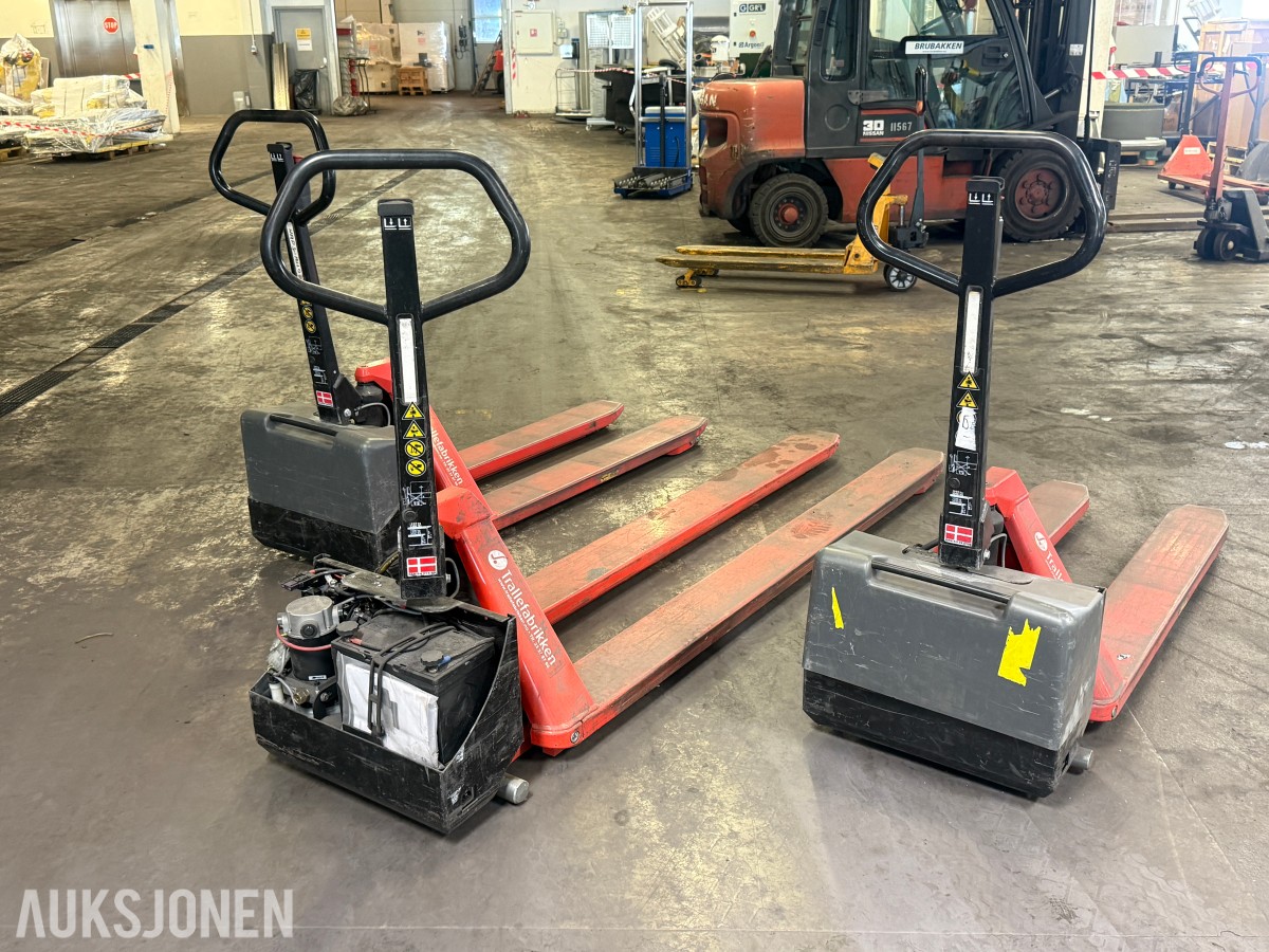 3 stk Logitrans elektriske jekketraller