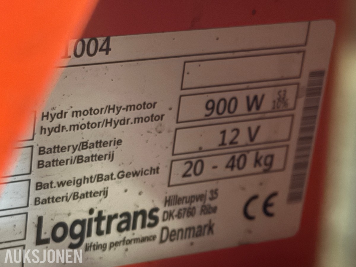 3 stk Logitrans elektriske jekketraller