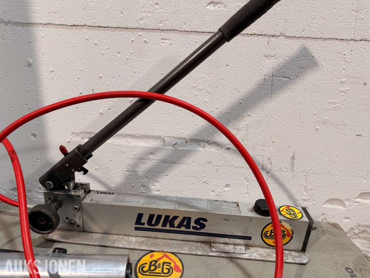 2024 LUKAS hydraulisk måle- og testutstyr med håndpumpe og tilbehør