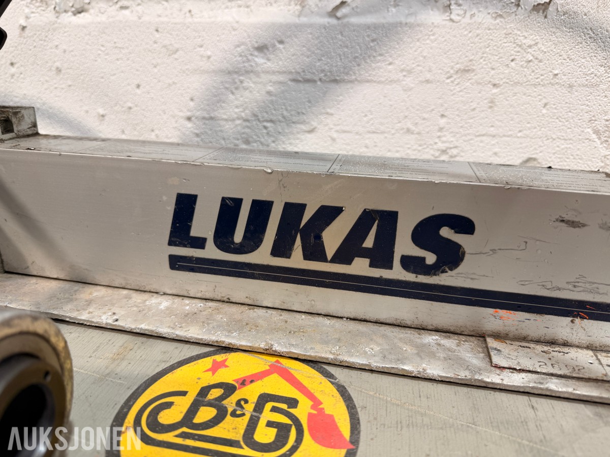 2024 LUKAS hydraulisk måle- og testutstyr med håndpumpe og tilbehør