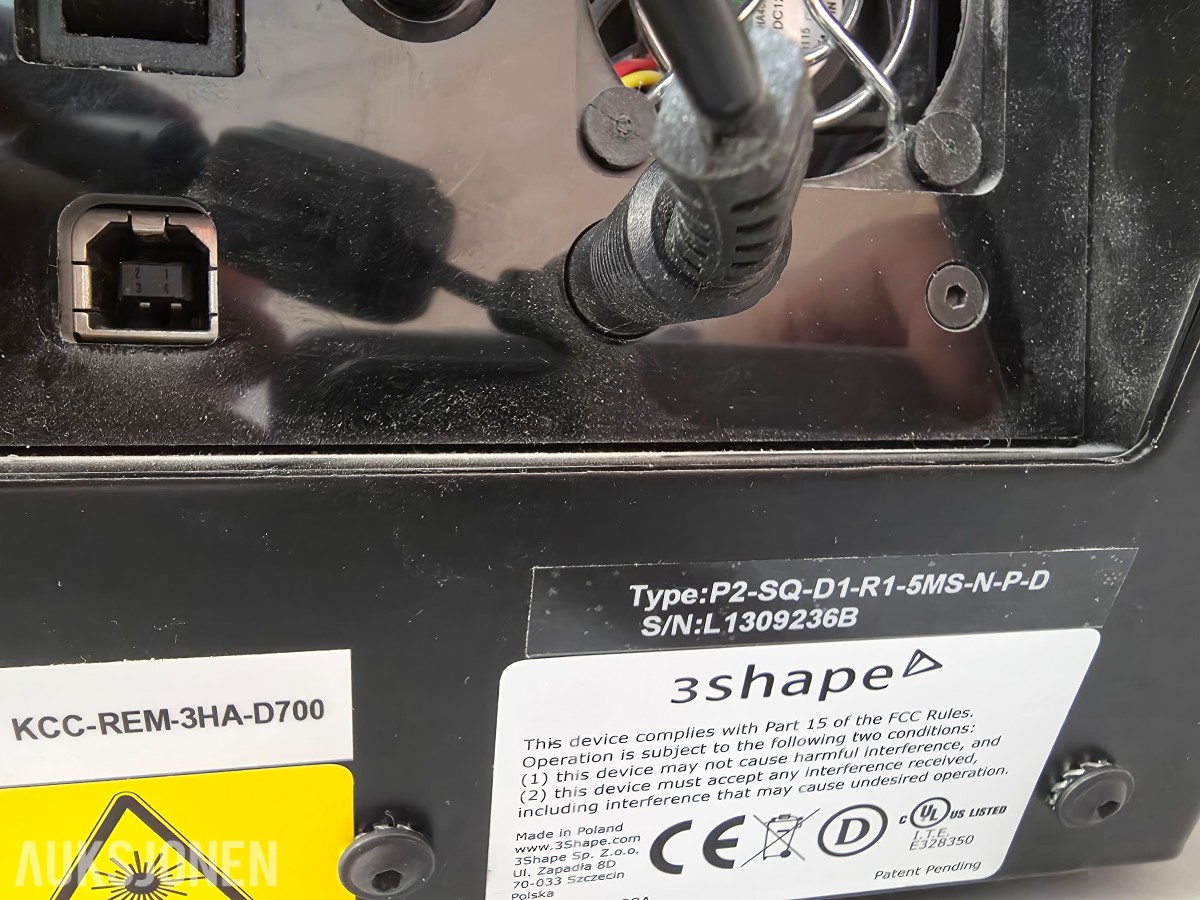 3Shape D810 dental 3D-skanner med strømforsyning
