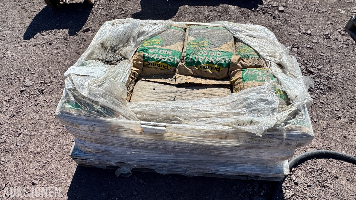 Potmix Asphalt BIO 50 Kaldasfalt – 22 sekker à 20 kg