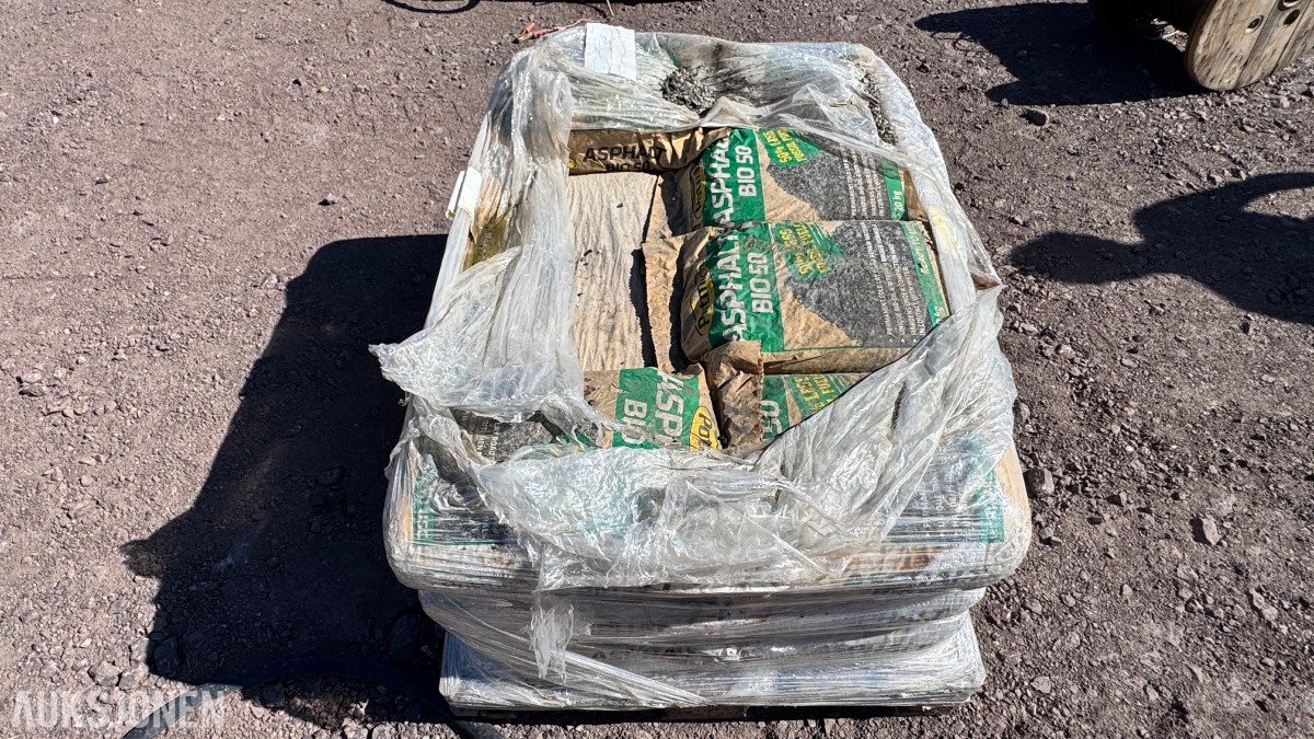 Potmix Asphalt BIO 50 Kaldasfalt – 22 sekker à 20 kg