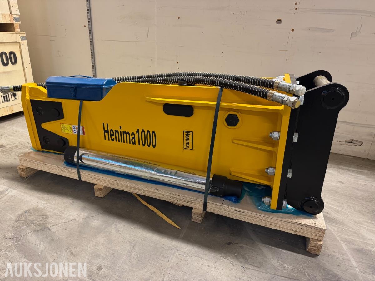 Ny Henima pigghammer til 10-15 tonns gravemaskin S60 m/garanti