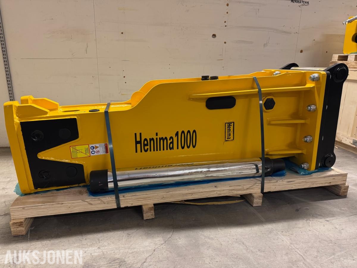 Ny Henima pigghammer til 10-15 tonns gravemaskin S60 m/garanti