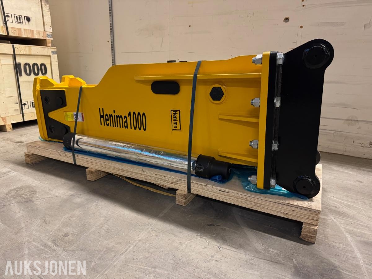 Ny Henima pigghammer til 10-15 tonns gravemaskin S60 m/garanti