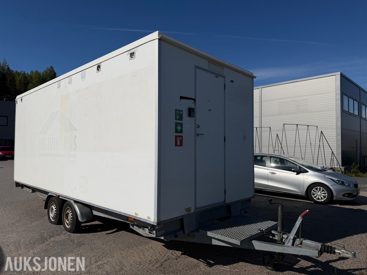 SCANVOGN MANNSKAPSVOGN/BRAKKE – SANITÆR - 1800 KG