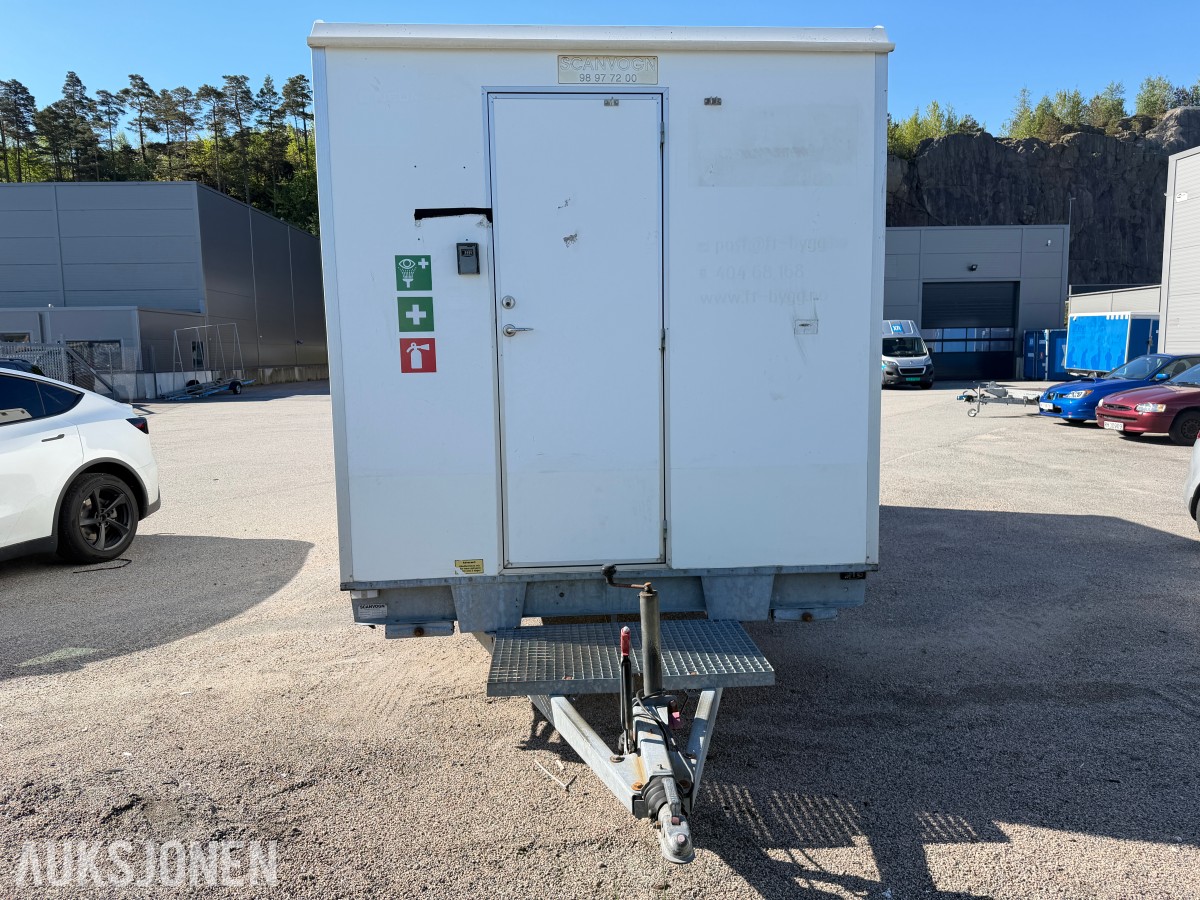 SCANVOGN MANNSKAPSVOGN/BRAKKE – SANITÆR - 1800 KG