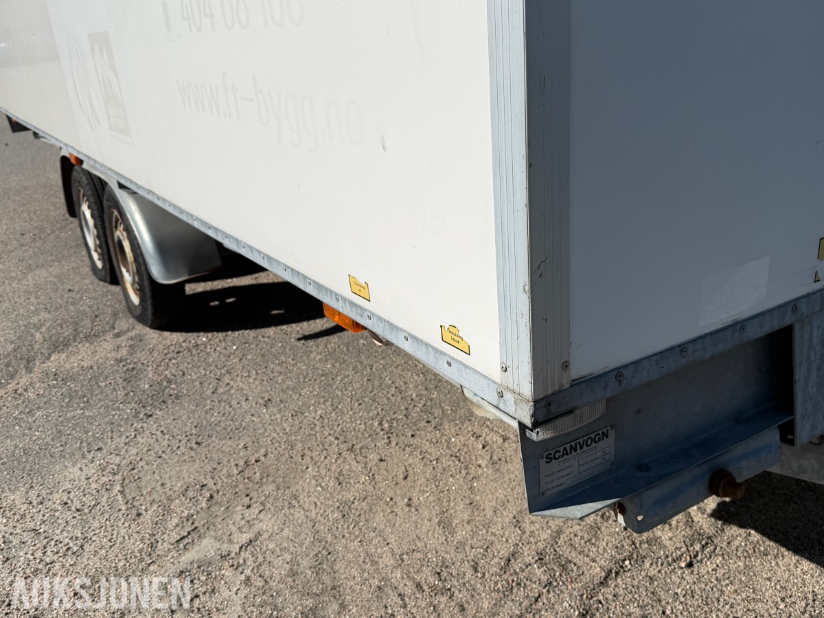 SCANVOGN MANNSKAPSVOGN/BRAKKE – SANITÆR - 1800 KG