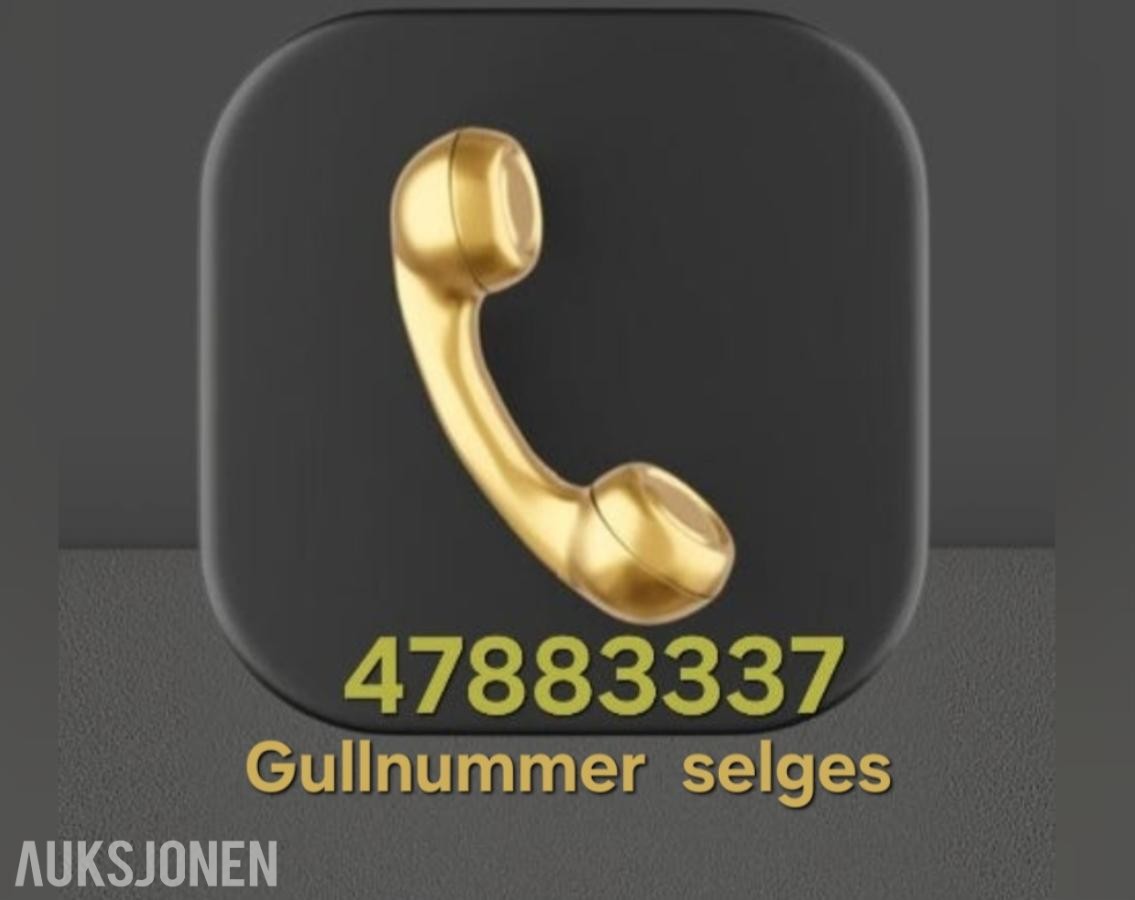 Gullnummer: 47883337