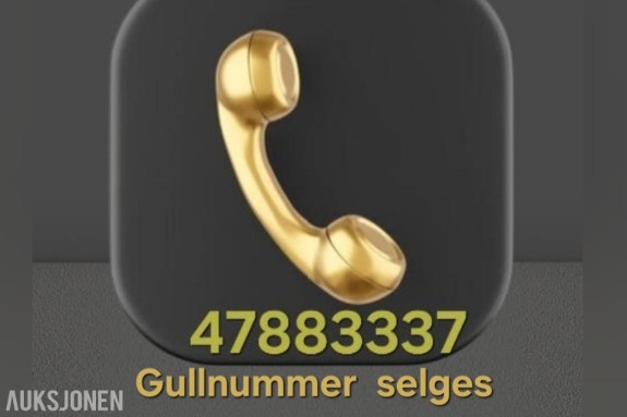 Gullnummer: 47883337