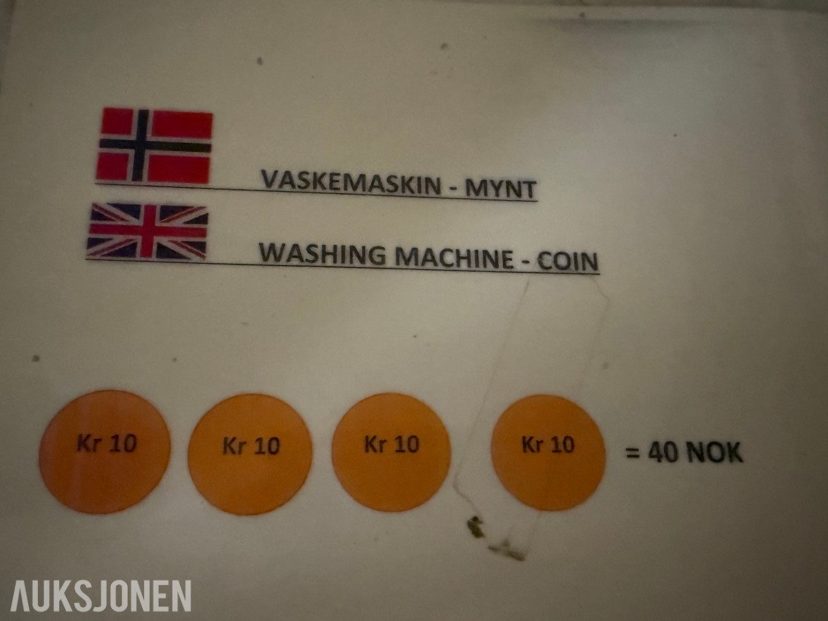 Speed Queen vaskemaskin og tørketrommel med myntinnkast