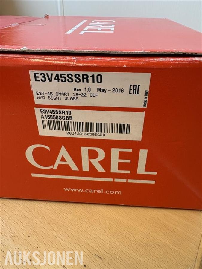 CAREL E3V45SSR10 elektronisk ekspansjonsventil, ubrukt i eske