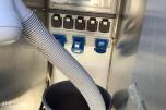 Stor profesjonell serveringsdisk / bar / kiosk løsning i rustfritt stål
