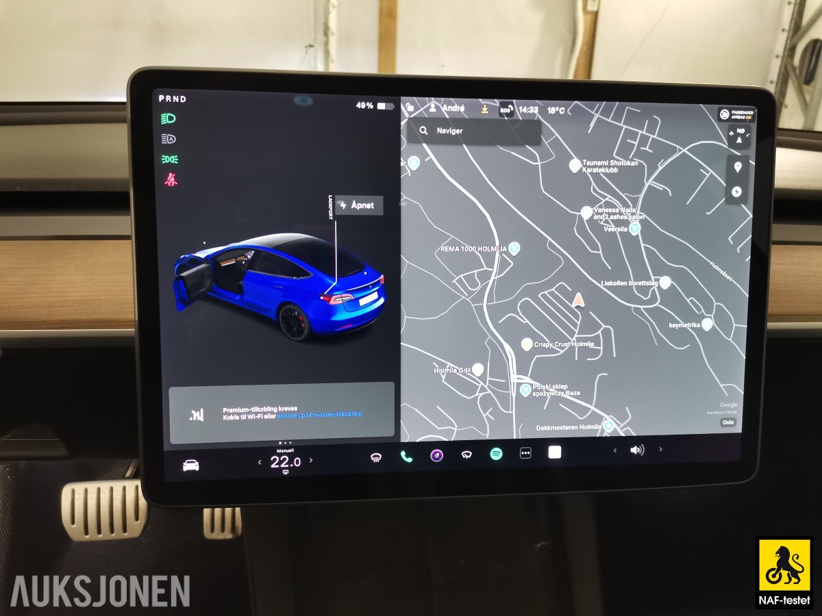 2021 Tesla Model 3 PERFORMANCE AWD GARANTI VARMEPUMPE PANORAMA