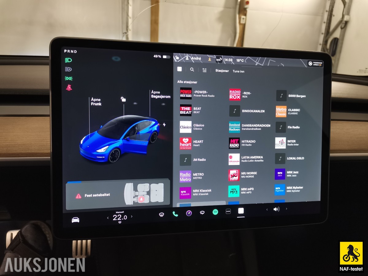 2021 Tesla Model 3 PERFORMANCE AWD GARANTI VARMEPUMPE PANORAMA