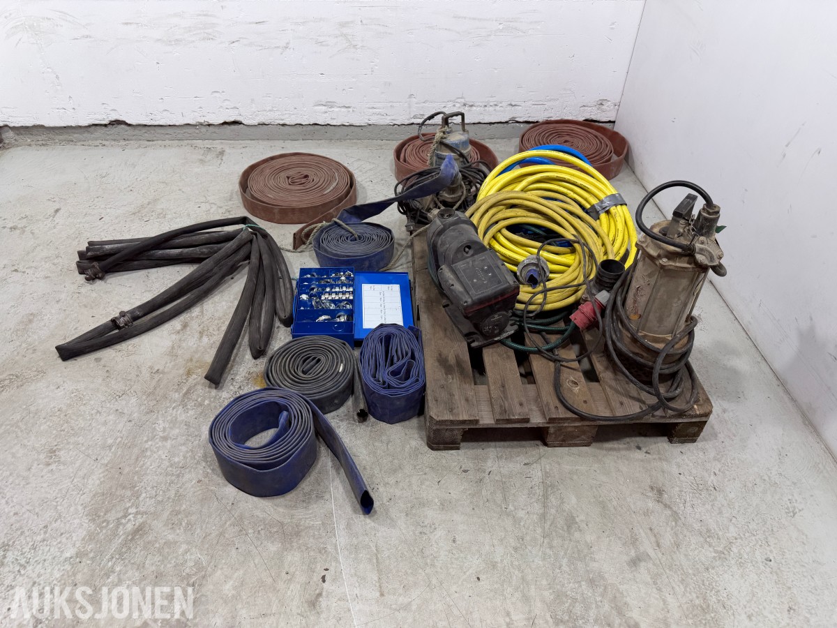 Lensepumper, Grundfos SCALA2, slanger og slangeklemmer