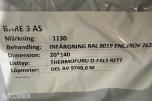 BRANNIMPREGNERT THERMOFURU MED FARGE 20x140x3800 mm 288 stk