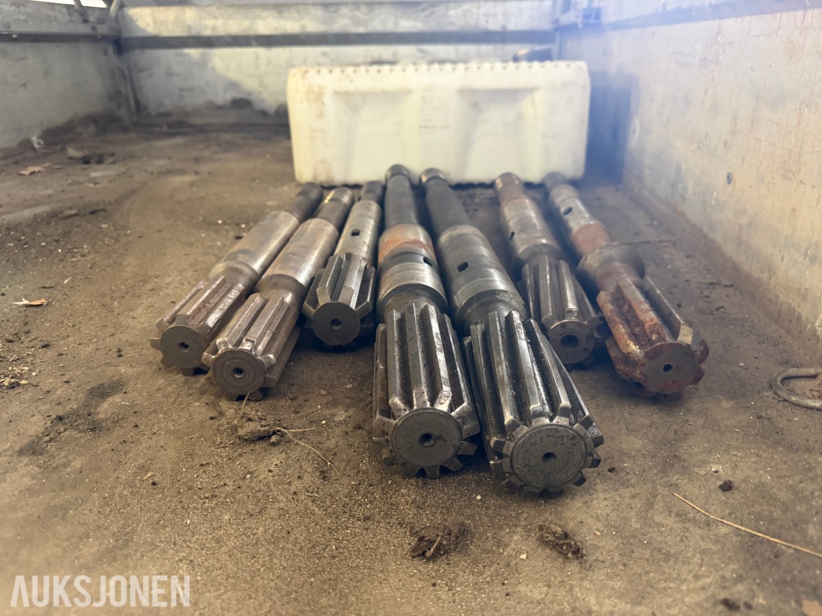 Borkroner, borestål og adaptere til bergboring