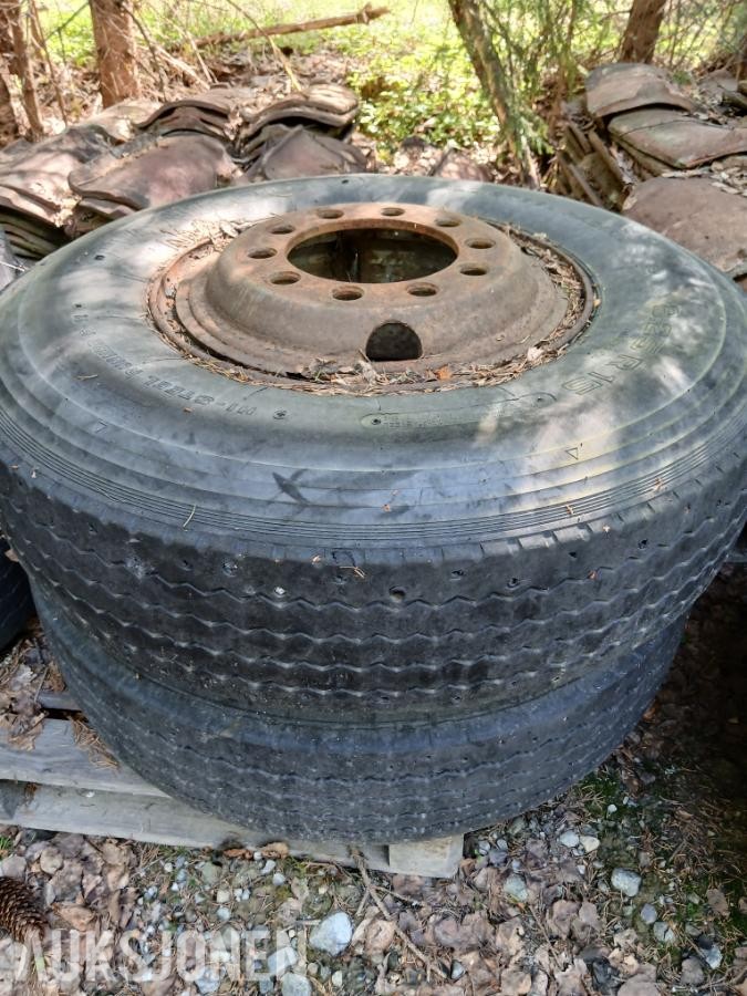 8 stk Hengerhjul til lastebilhenger - ingen minstepris