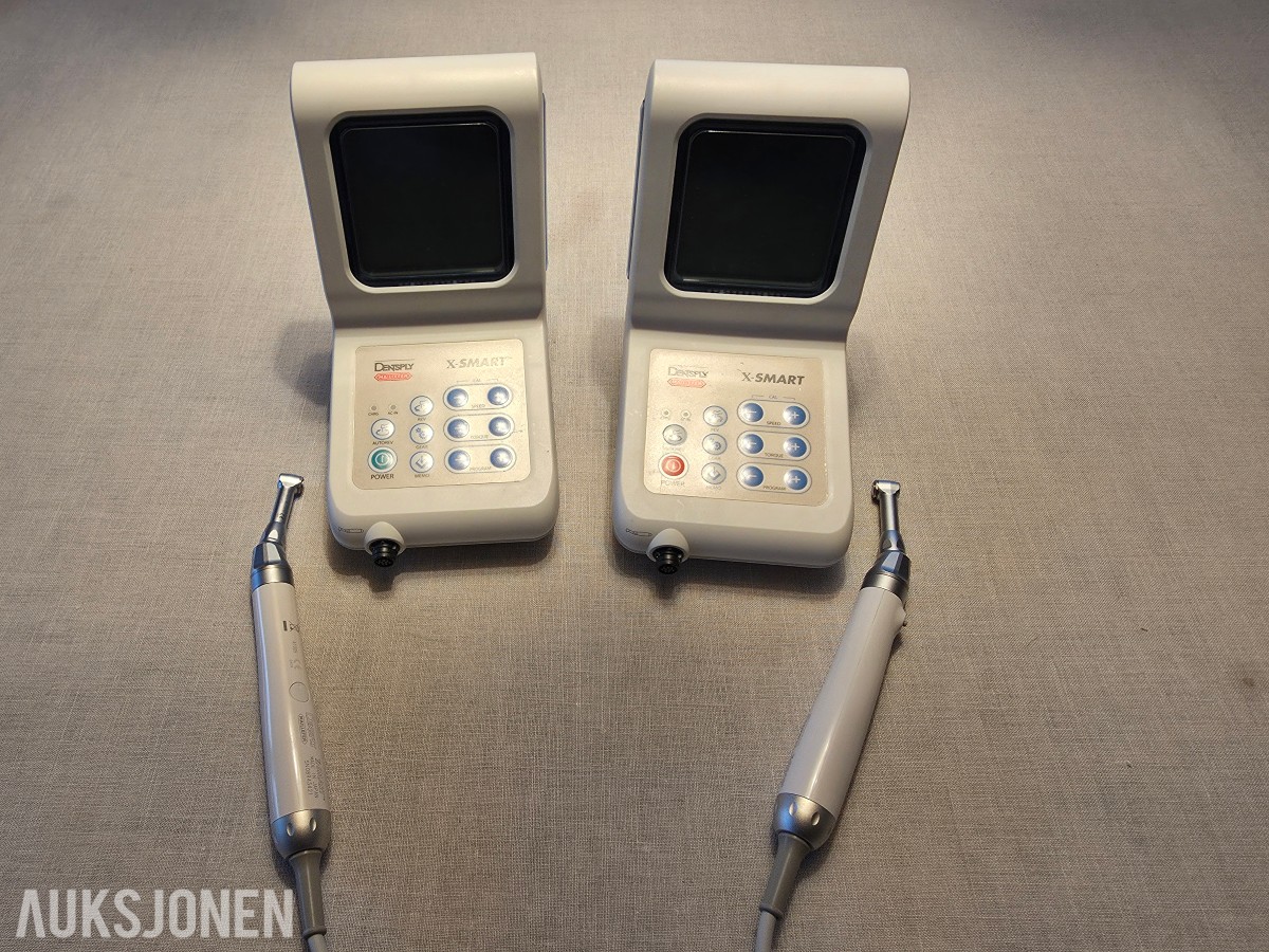 2 stk Dentsply Maillefer X-SMART endomotorer med håndstykker
