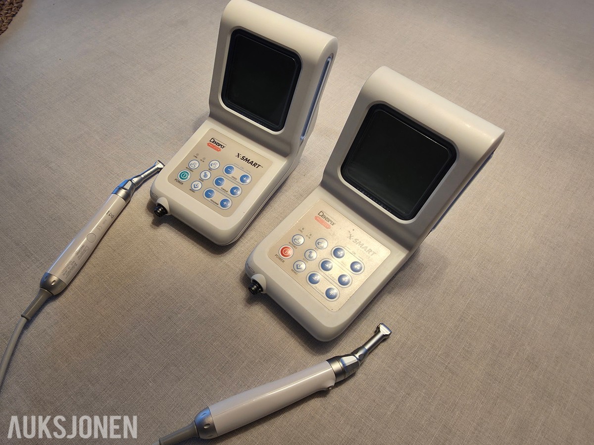 2 stk Dentsply Maillefer X-SMART endomotorer med håndstykker