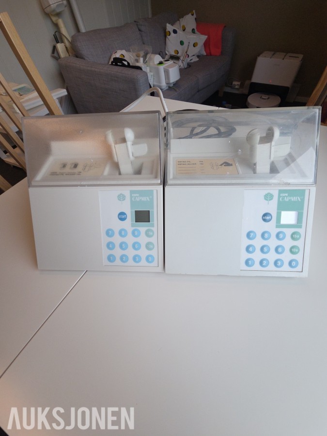 2 stk 3M ESPE CapMix kapselmiksere – dental blandeenheter 230V