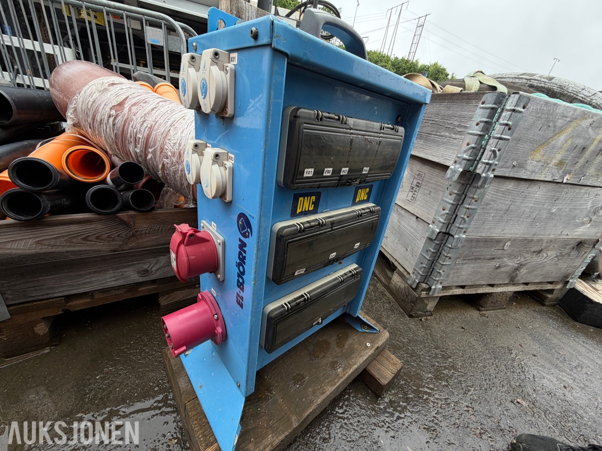 EL - BJÖRN STRØMFORDELINGSSKAP - 63A - 400V - IP44