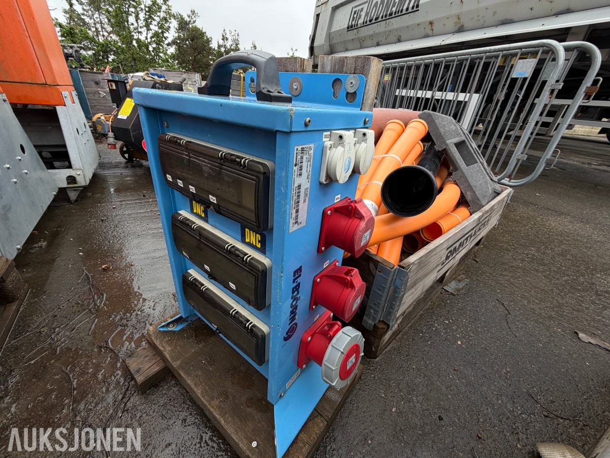 EL - BJÖRN STRØMFORDELINGSSKAP - 63A - 400V - IP44