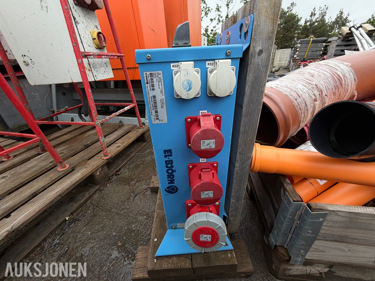 EL - BJÖRN STRØMFORDELINGSSKAP - 63A - 400V - IP44