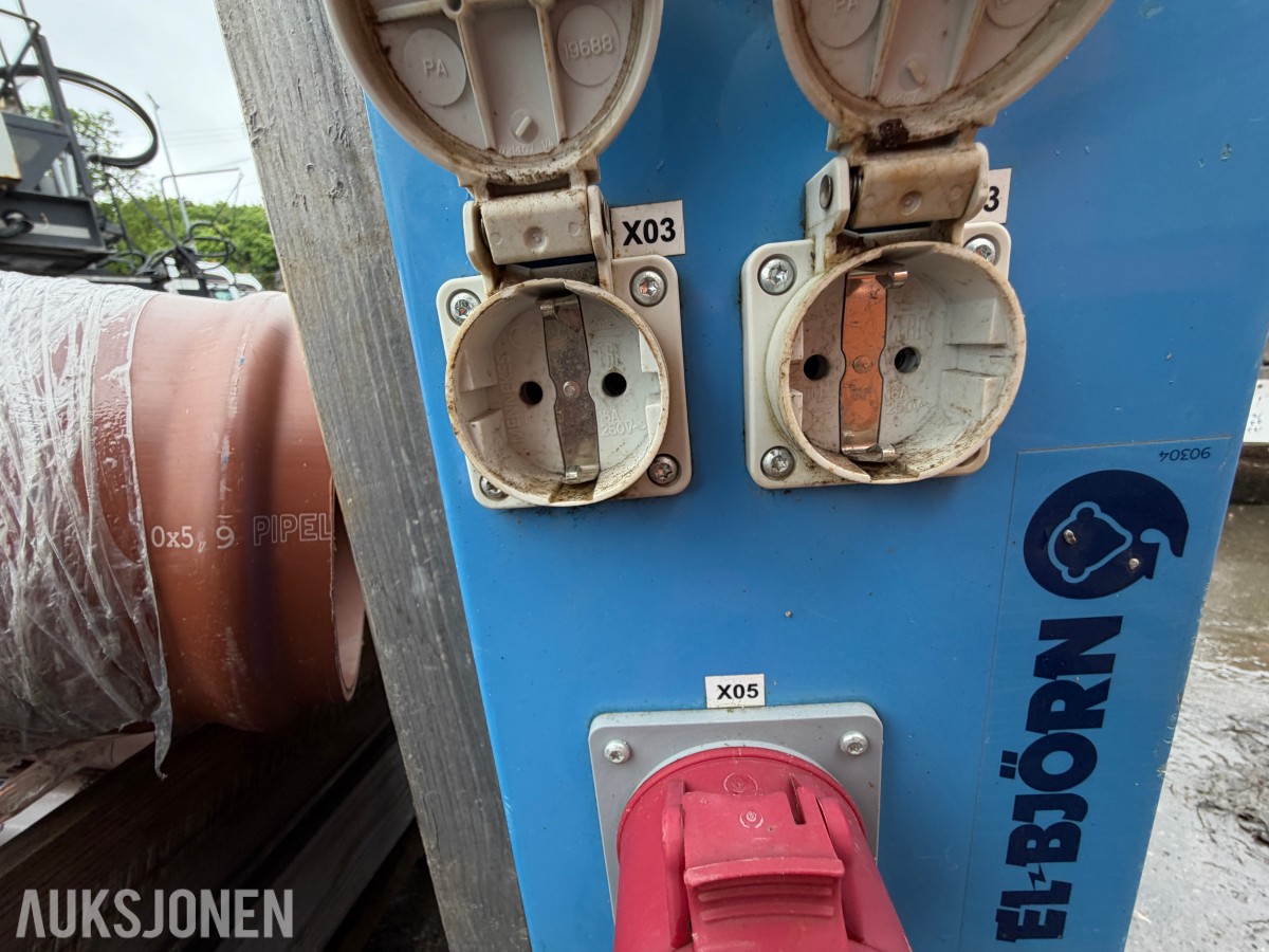 EL - BJÖRN STRØMFORDELINGSSKAP - 63A - 400V - IP44