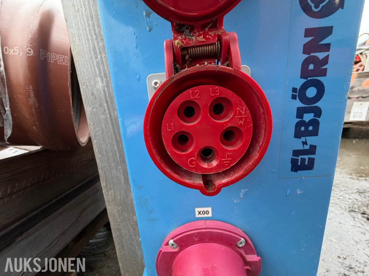 EL - BJÖRN STRØMFORDELINGSSKAP - 63A - 400V - IP44
