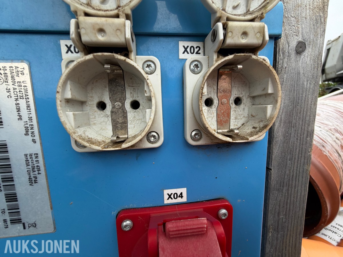 EL - BJÖRN STRØMFORDELINGSSKAP - 63A - 400V - IP44