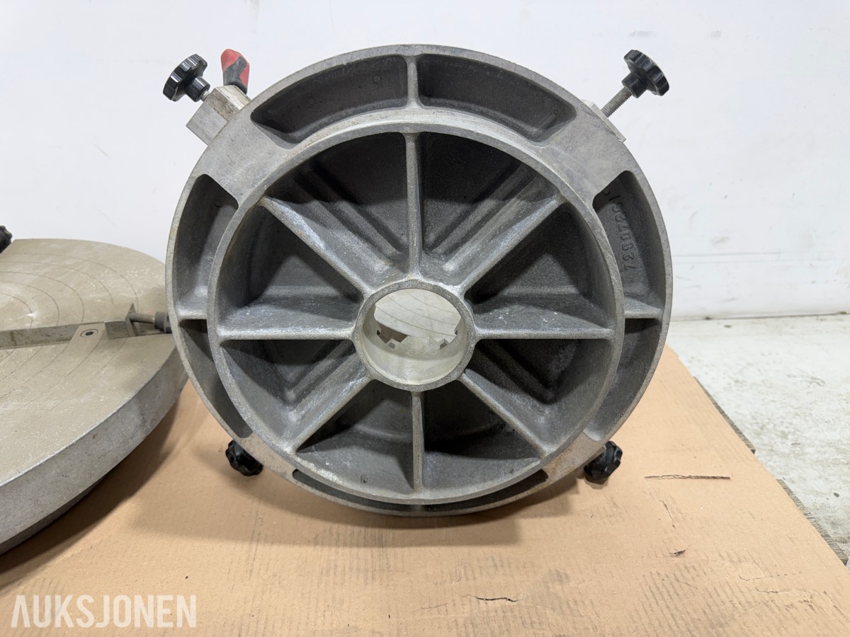 3 Stk Oppspennings bord med 4-armet sentreringsmekanisme
