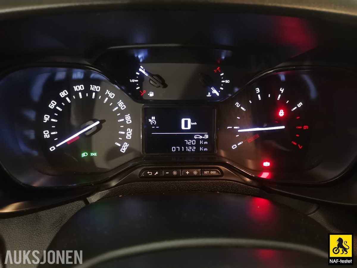 2020 Citroen Berlingo BlueHDI 102 HK L2 HENGERFESTE SKYVEDØRER CRUISE