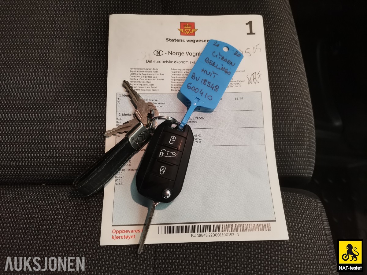 2020 Citroen Berlingo BlueHDI 102 HK L2 HENGERFESTE SKYVEDØRER CRUISE
