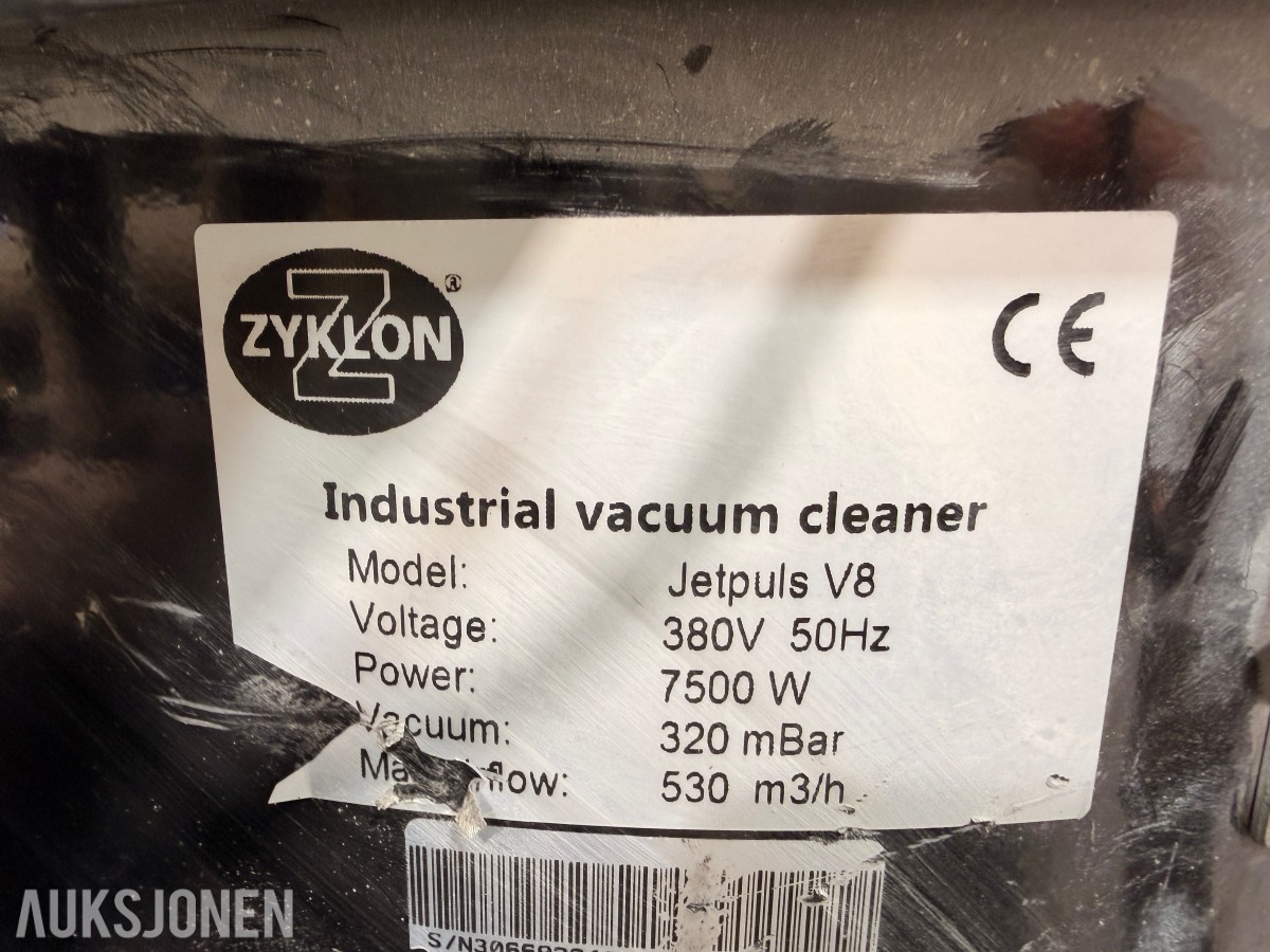 2022 Scanmaskin WS32 RC betongslipemaskin med Zyklon JetPuls V8 industristøvsuger