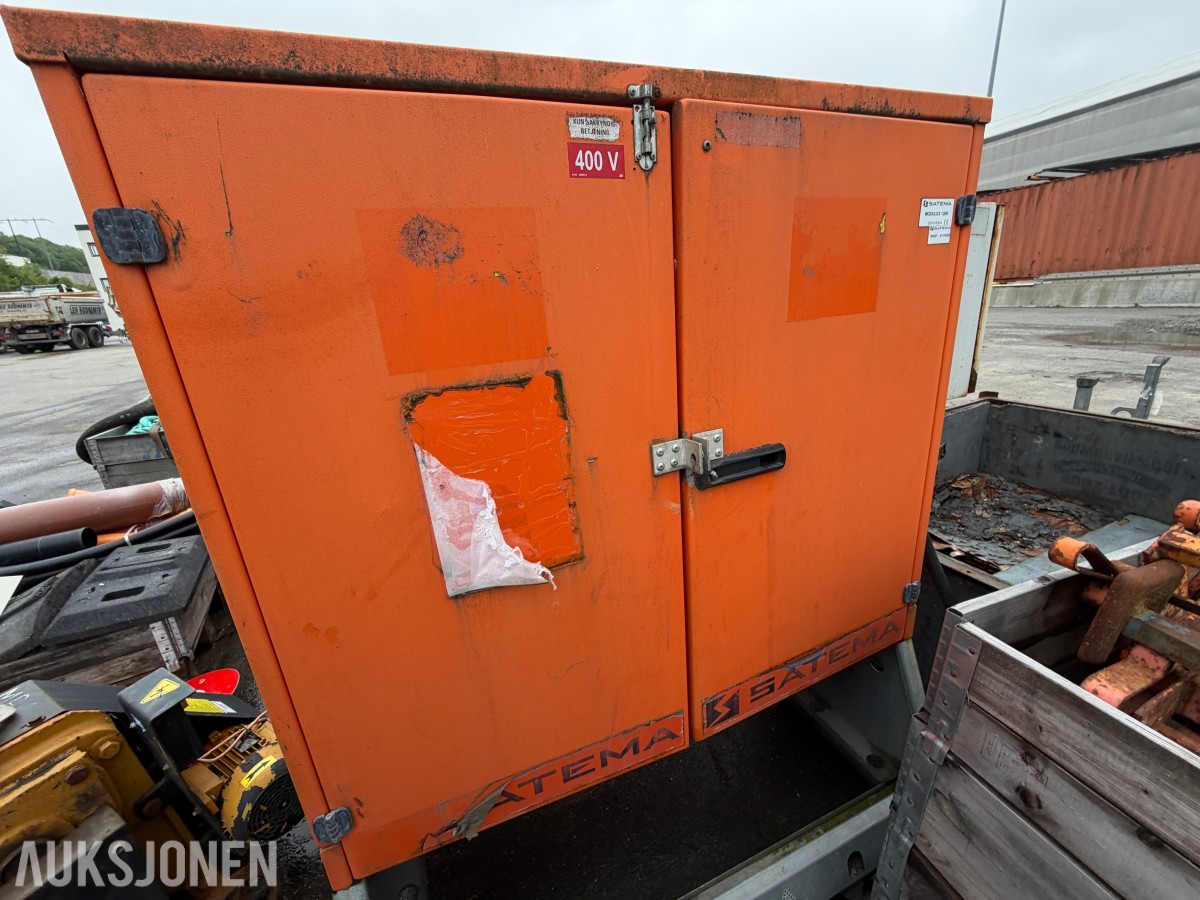 3 STK SATEMA MODULEX 1200 - BYGGESTRØMSKAP - 400V / 230V